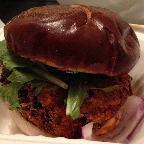 Buffalo Blue Burger  at Lulu's Local Eatery in St Louis