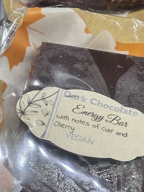 The lone vegan baked good  at Moments Coffee Bar & Eatery in Swannanoa