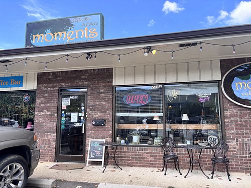 Store front  at Moments Coffee Bar & Eatery in Swannanoa