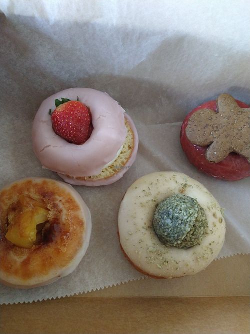 cake donuts to-go! at Liberation Kitchen in Chicago