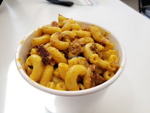 Bacon mac and cheese! Worth it at Liberation Kitchen in Chicago
