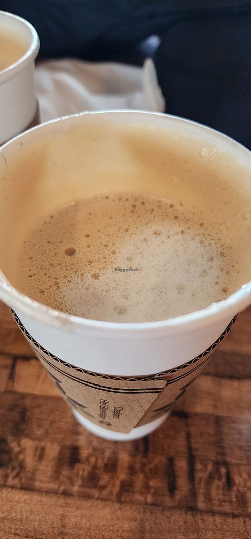 Oatmilk Chia Latte at Blanco Brew in Wimberley