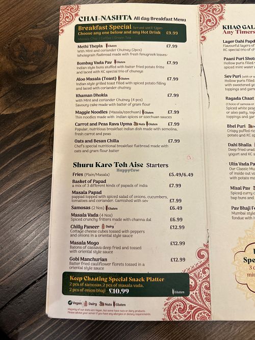 Snacks  at Keep Chaating in London