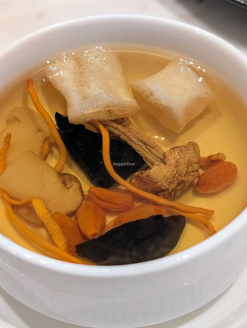 Traditional medicinal herb soup at Ru Pure Vegan - 博华广场店 in Shanghai