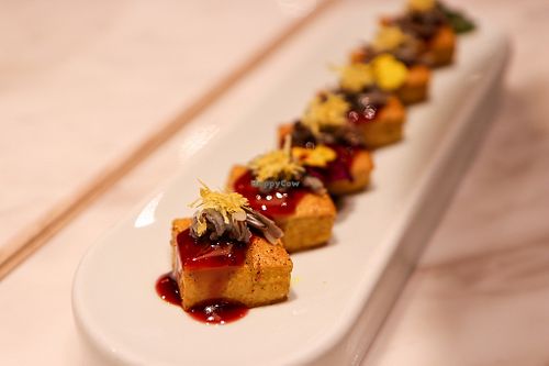 turmeric tofu at Ru Pure Vegan - 博华广场店 in Shanghai