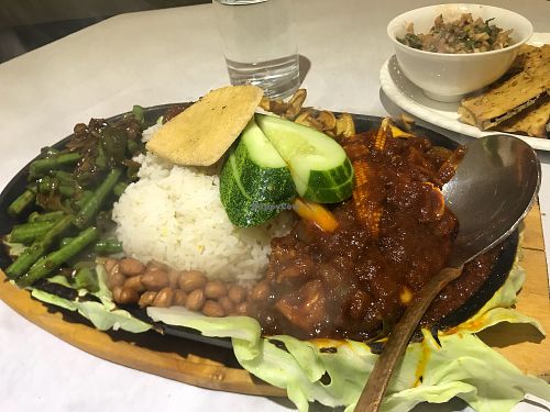 Nasi lemak at WTF - What Tasty Food in Kuala Lumpur