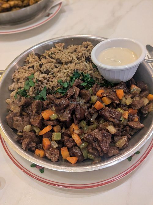 Vegan French Stir-Fry at Cafe Landwer in Hallandale Beach
