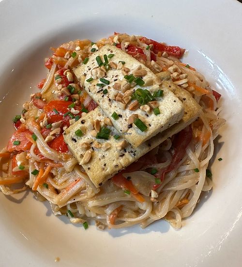 Vegan Pad Thai   at Universal Studios - Confisco Grille in Orlando