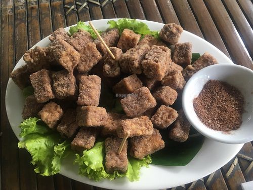 Tempe ngo hiong at O Jamur - Katamso Janti in Surabaya