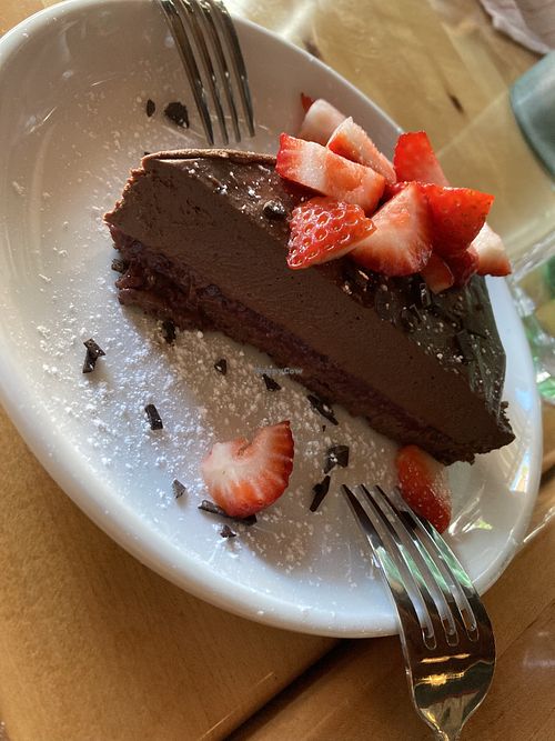 Vegan chocolate  at Alto Cinco in Syracuse