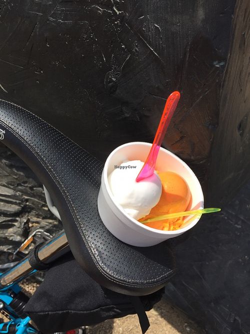 Sorbet on a seat at Isobar in Copenhagen