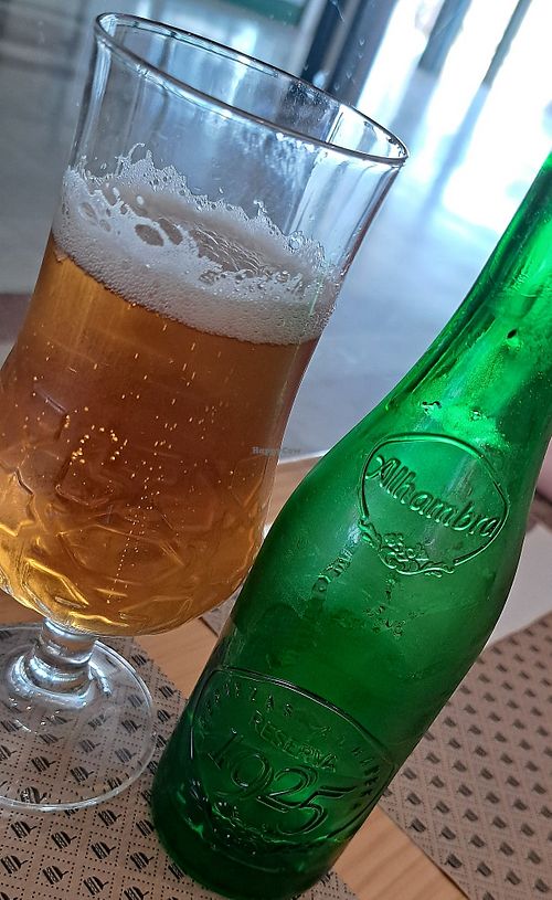 Alhambra beer at Tepuy Burger in Benidorm