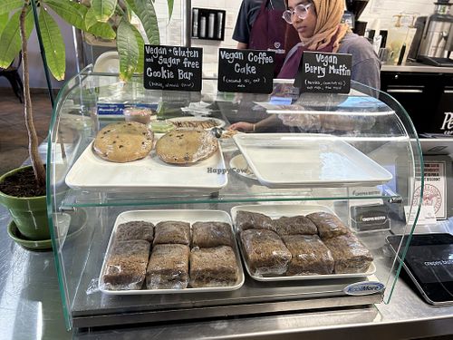 All baked goods were vegan   at Crepes Bistro in Santa Clara