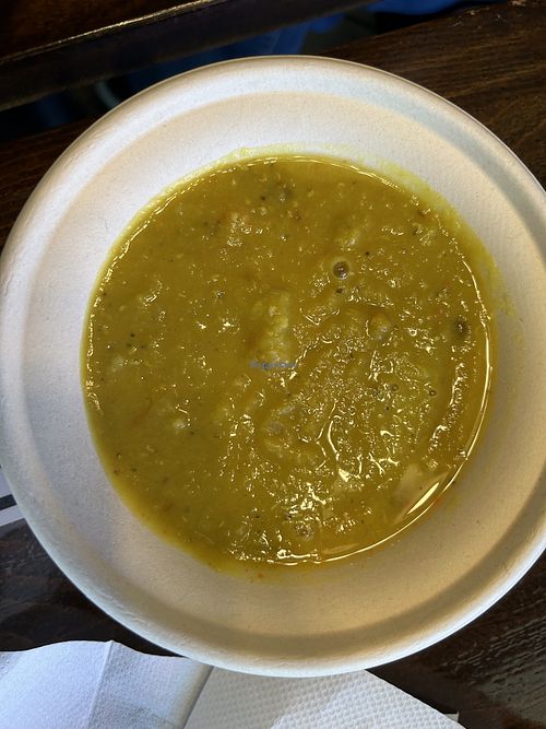 Lentil soup   at Crepes Bistro in Santa Clara