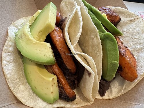 Father Jan tacos with carrots   at Ray Ray's in Saint Helena
