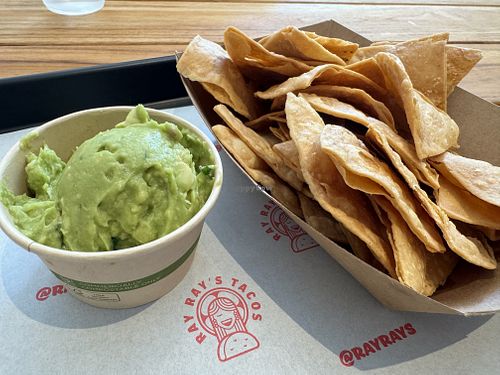 Chips and guacamole   at Ray Ray's in Saint Helena