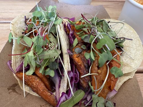 Florence taco no aioli   at Ray Ray's in Saint Helena