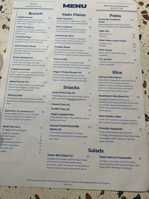   at Bröom at Bukit Bintang in Kuala Lumpur