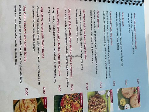 Menu  at Annavilaas - Utrecht in Utrecht