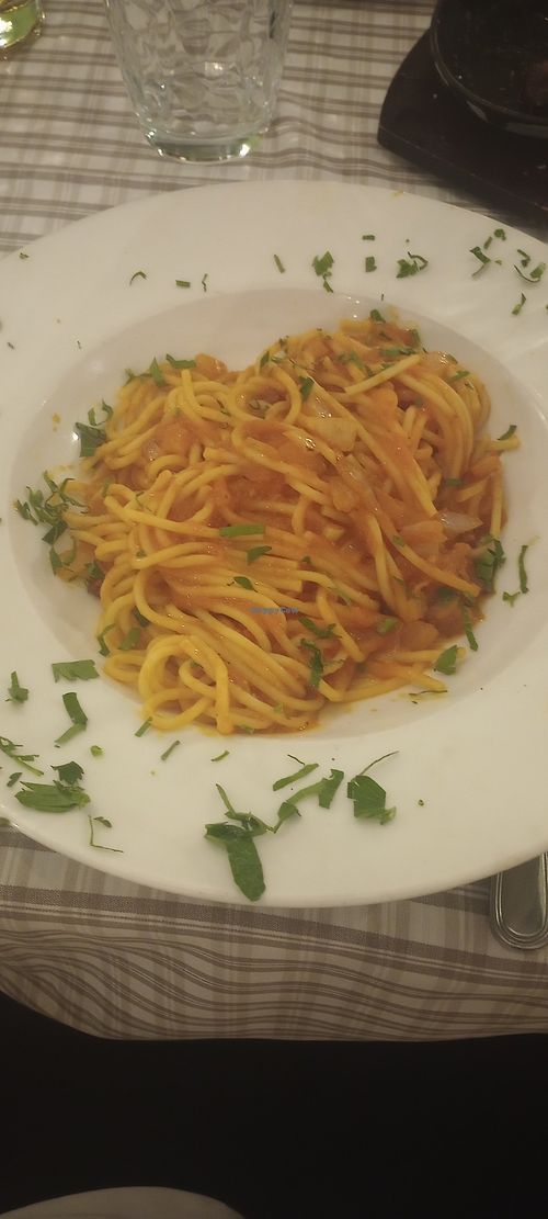 Spaghetti Nerone at Pizzería Trattoria Il Commendatore in Lanzarote