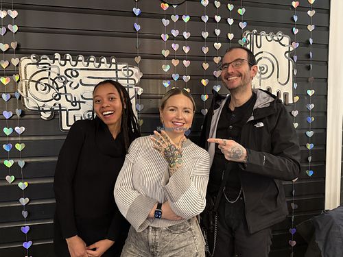 staff & customer  at Oleum in Baltimore