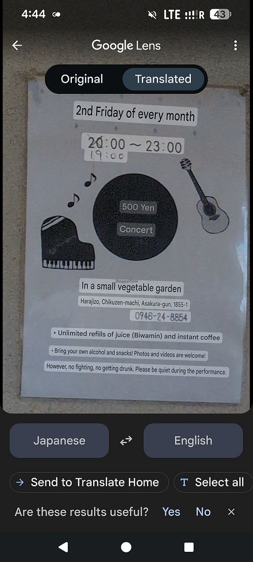  at Klein Garten Organic Cafe in Fukuoka