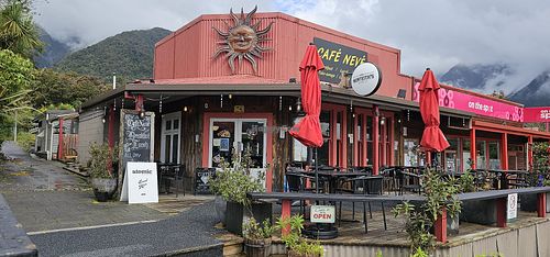  at Cafe Nevé in Fox Glacier