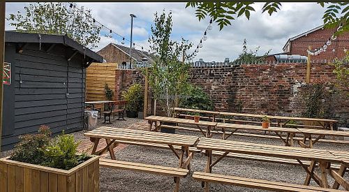 Chews Yard Garden at SEITANIC @ Chew's Yard in Preston