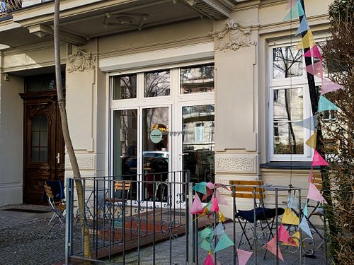 Outside of Vegan Backyard at Vegan Backyard in Berlin