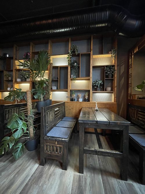 Inside  at House of Vegan in Leipzig