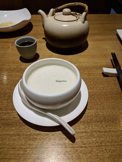 Delicious dessert: yam and almond milk at Yi Tian Yi Su - Zhujiangxincheng in Guangzhou