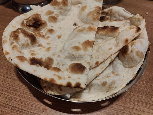 plain naan at Paakashala - Little India in Central Singapore