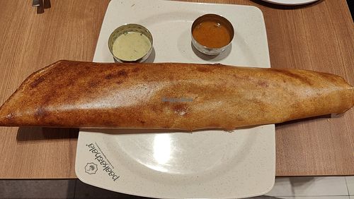 Paper plain dosa at Paakashala - Little India in Central Singapore