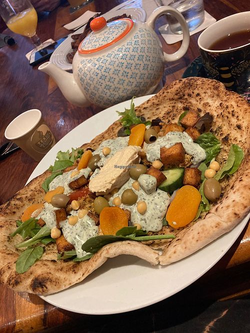 Moroccan Kebab with falafel and tofuu  at Bang In Belper in Belper