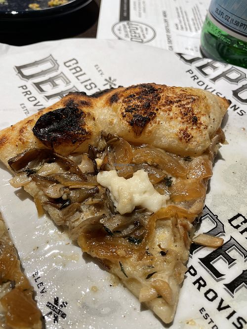 Vegan Wild Mushroom Pzza   at Nova Terra Kitchen & Creamery in Sebastopol