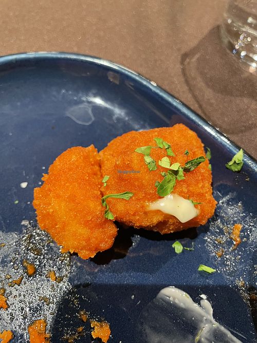 Cauliflower Buffalo bites   at Nova Terra Kitchen & Creamery in Sebastopol