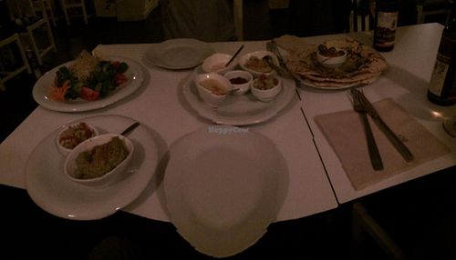 aperitif  salad  at Zaatar Vegetariano in Barcelona