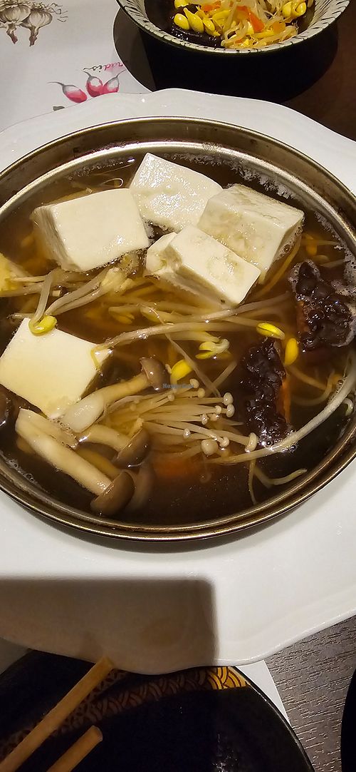 Tofu soup at Sojuan in Nagoya