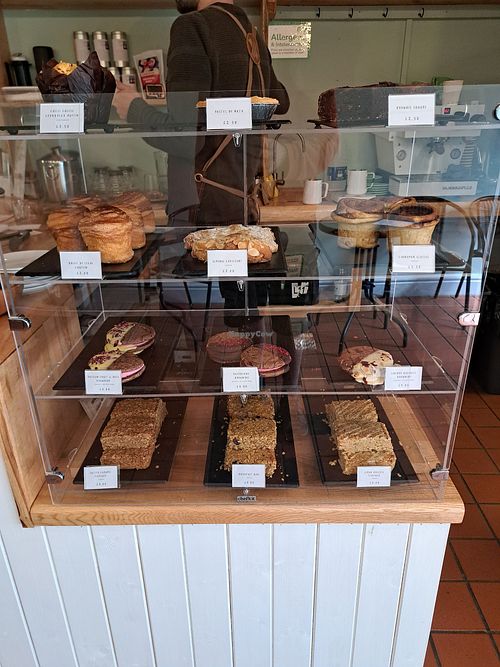 Lots of vegan cakes at Nook & Noble in Ceredigion