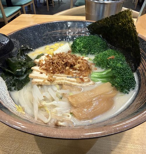 Vegan ramen  at Ton-Ichi Ramen in Oakbrook Terrace
