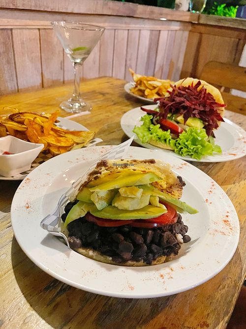 Packed arepas. Also really recommend their homemade potato chips, so crispy and delicious!  at Cattleya Fast Food & Souvenirs in Santa Marta