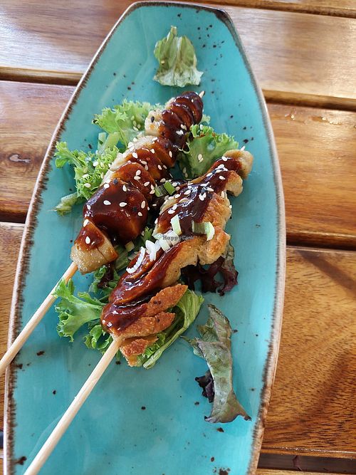 Satay sticks at Shiyu in Vienna