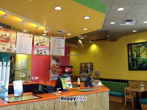 Tropical Smoothie Cafe menu board -1 at Tropical Smoothie Cafe - N Power in Mesa