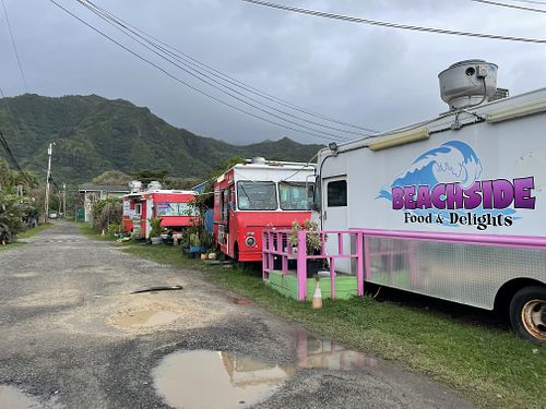 Other food trucks near by, also have vegan options  at Thai Food Truck Express - Punalu'u in Hauula