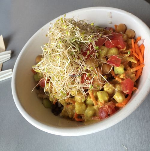 Lentil Goodness Bowl at Active Culture in Laguna Beach