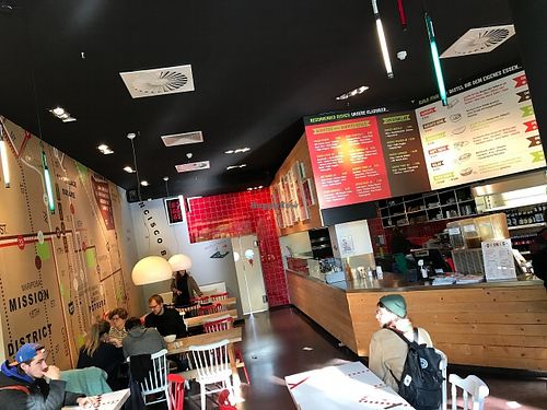 inside at Dolores Burritos in Berlin