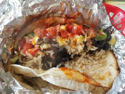 Spicy Garden Tacos. They're huge. at DellzVille in Charleston