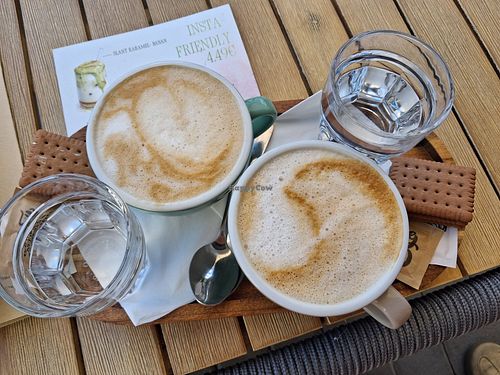 Oat milk cappuccinos at Libresso in Namestovo