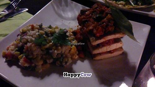 Tofu Lasagne at Wondergood in Frankfurt