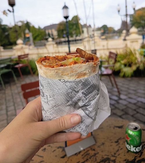 Vegan Turkish Pizza at Efteling - Station De Oost: De Brutale Aap in Kaatsheuvel
